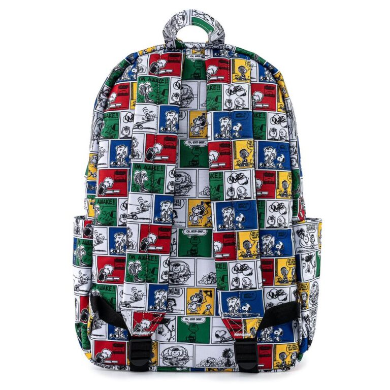 LOUNGEFLY PEANUTS COMIC STRIP NYLON BACKPACK Gallery of Art