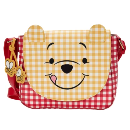 Winnie the Pooh Gingham Cosplay Crossbody Bag