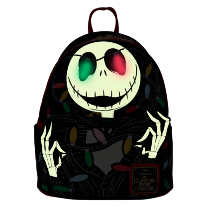 The Nightmare Before Christmas Jack Wrapped In Lights Light Up Glow Mini Backpack - Image 2