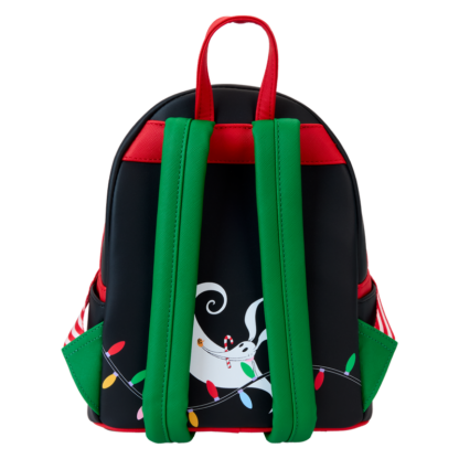 The Nightmare Before Christmas Jack Wrapped In Lights Light Up Glow Mini Backpack - Image 5