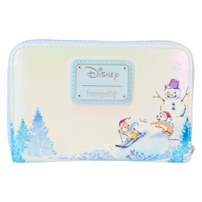 Mickey & Friends Winter Wonderland Scene Zip Around Wallet - Image 3