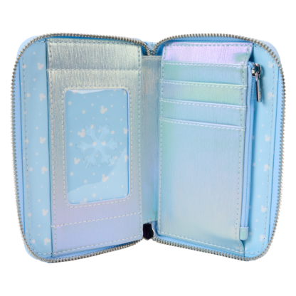 Mickey & Friends Winter Wonderland Scene Zip Around Wallet - Image 4