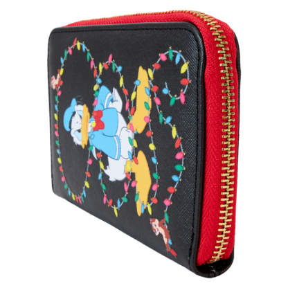 Mickey & Friends Christmas Light Decorations Zip Around Wallet - Image 2