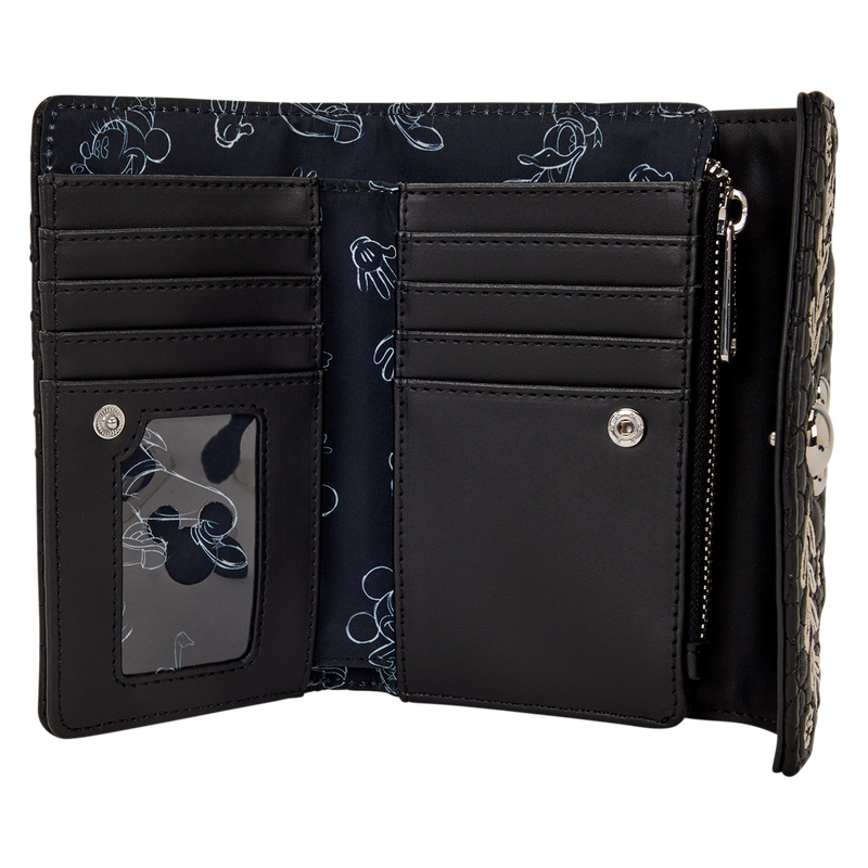 Mickey Mouse Artist Sketch Flap Wallet - Image 2