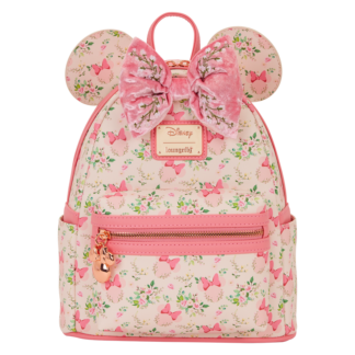 Minnie Mouse Floral All-Over Print Mini Backpack