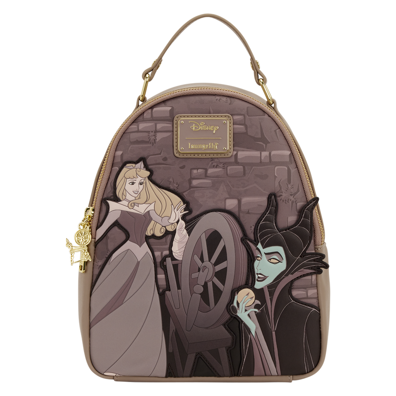 Sleeping Beauty & Maleficent Spinning Wheel Mini Backpack