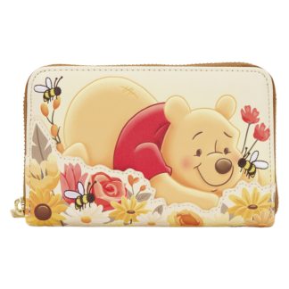 Winnie the Pooh Bees & Flowers Zip Around Wallet
