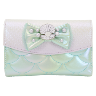 The Little Mermaid Iridescent Pearl Flap Wallet
