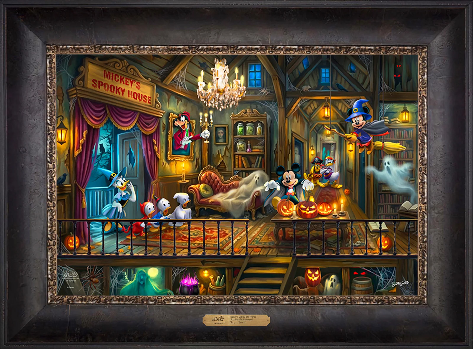 Disney's Mickey and Friends Spooktacular Halloween Wall Art By Scott Smith